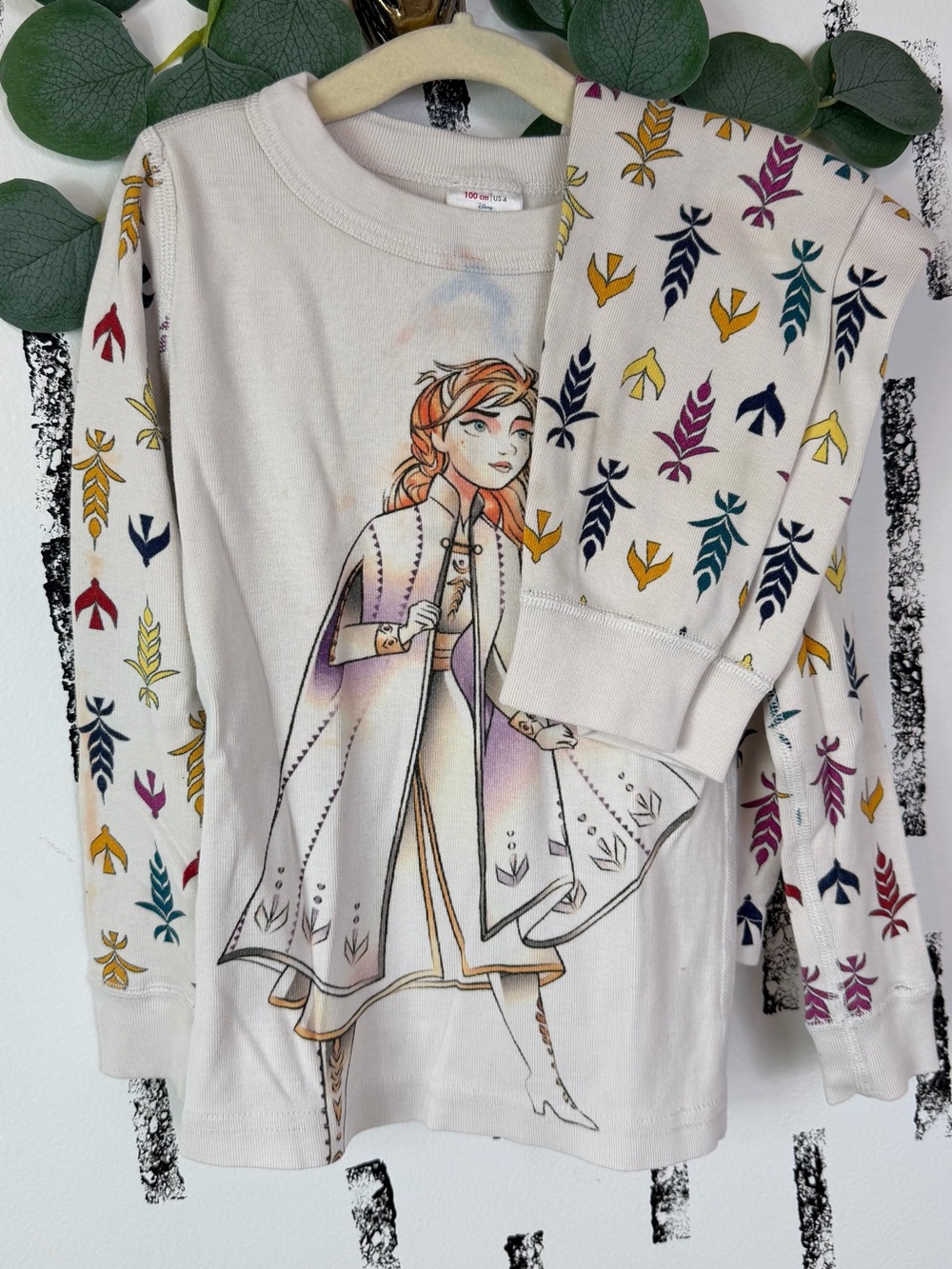 Hanna Andersson Frozen ll Anna Pajama Set Size 4